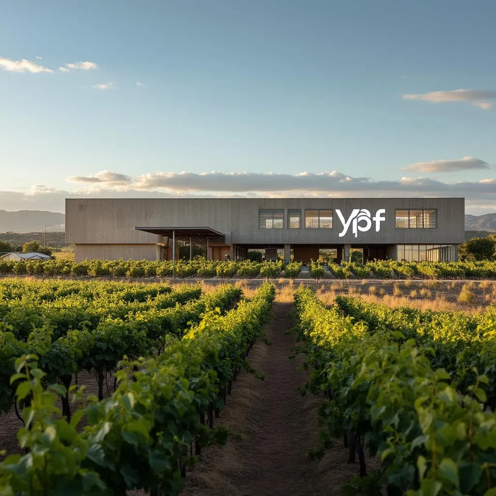 Estación YPF en la Patagonia